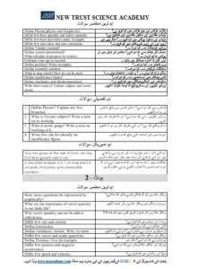 9th Physics Guess Paper 2025