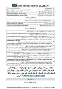 9th Physics Guess Paper 2025