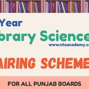 "1st Year Library Science Pairing Scheme 2025: Exam subject combinations & assessment details for the academic year."
