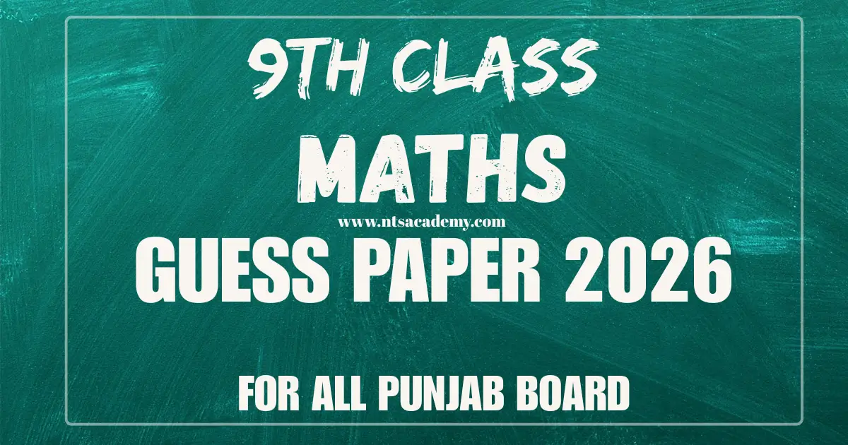 Class 9 Mathematics Important Questions and Guess Paper 2026 PDF